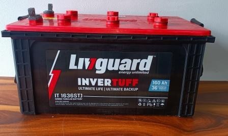 Livguard Invertuff 160AH Tubular Battery IT 1636STJ