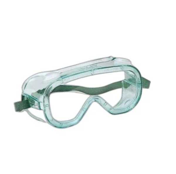 Economic Splash protection with a soft, pliable frame for enhanced fit and comfort.Meets ANZI 2015 standards for high impact and splash protection.99.9 % UVA/ UVB/ UVC protection Button vents for indirect ventilation