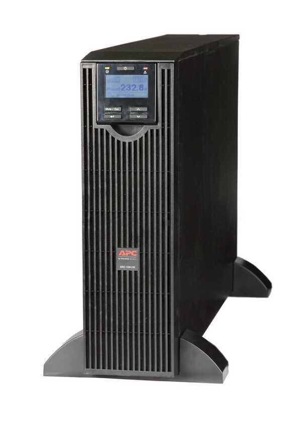 Brand: APCProduct Type: UPSModel: SRC10KUXIOutput: Output Power Capacity 9.0kWatts / 10.0kVAMax Configurable Power (Watts): 9.0kWatts / 10.0kVANominal Output Voltage: 230VEfficiency At Full Load: 94.4 %Output Voltage Distortion: Less than 2 %Output Frequency (Sync To Mains): 47 - 53 Hz For 50 Hz nominal Sync to mains, 50 Hz +/- 0.1 % For 50 Hz nominal Unsynchronized, 50/60 Hz +/- 1 Hz Sync to mains, 50/60 Hz +/- 3 Hz Sync to mains, 60 Hz +/- 0.1 % For 60 Hz nominal UnsynchronizedOther Output Voltages : 220 V, 240 VLoad Crest Factor : 3 : 1Topology :Double conversion onlineWaveform Type: Sine waveOverload Operation: 60 seconds at 125% and 30 seconds at 150%Output Connections: (1) Hard wire 3-wire (H N + E)Output Voltage Thd: < 2% for 0 to 100% linear load and < 5% for full non-linear loadOutput Voltage Tolerance: +/- 1% static and +/- 5% at 100% load stepBypass: Built-in static bypassInput: Nominal Input Voltage 230VInput Frequency : 40 - 70 Hz Auto-sensingInput Connections: Hard wire 3-wire (1P + N + E), Hard wire 5-wire (3P + N + E)Input: Input Voltage Range For Main Operations : 160 - 285VEfficiency At Full Load :94.4 %Input Power Factor At Full Load: 0.98Batteries & RuntimeBattery Type :External battery systemTypical Recharge Time :5hour(s)Communications & ManagementInterface Port(S): RJ-45 Serial, USBEmergency Power Off (EPO) : YesAvailable Smart slot Interface Quantity: 1Environmental: Operating Temperature : 0 - 40 °COperating Relative Humidity : 0 - 95 (Non-condensing) %Operating Elevation : 0 - 3048metersStorage Temperature : -10 - 60 °CStorage Relative Humidity : 0 - 95 (Non-condensing) %Storage Elevation : 0 - 15240metersEnvironmentalAudible Noise At 1 Meter From Surface Of Unit : 58.0dBAProtection Class : IP20Physical : Maximum Height : 433MM,43.3CMMaximum Width :134MM,13.4CMMaximum Depth : 706MM,70.6CMNet Weight : 27.5KGWarranty : As Per Manufacturer Terms and Condition
