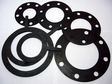 Product Details:Usage/Application	IndustrialShape	Flat GasketThickness	as per requirementMaterial	All types of RubberSize	as per requirementPackaging Type	PolybagTemperature	as per requirementBacked by the team of highly qualified professionals, we offer Rubber Gaskets to our esteemed customers. They are used in various applications and are designed using premium grade raw material that is procured from known and trusted dealers. These gaskets can withstand harsh weather conditions and run for longer period of time. In addition to this, it is customizable and are being offered at the best rates in the industry.Features:Cost effectiveCrack resistantHighly durableRequestCallback