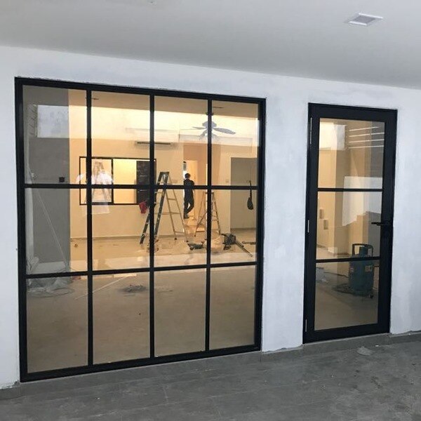 Ultra modern - slim glazed glass partitions. These are the most trending glass partitions now a days.It’s in a 25mm slim section