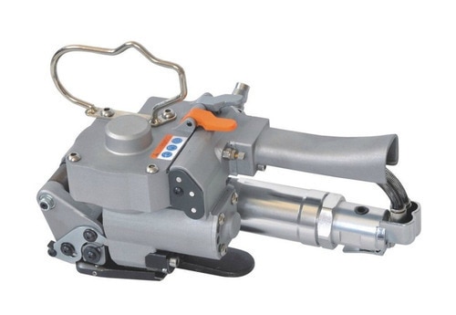 •	Tension, sealing, cutting all in one•	Light weight•	Friction sealing•	Strap Tension:350 kg•	Strap Width: 12mm-19mm•	Strap Thickness: 0.6mm-1.27mm•	Air Pressure: 5 Bar•	Make: Pack Right