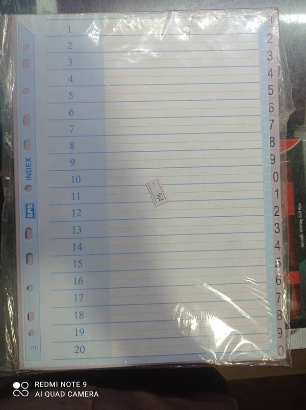 File Seprator White 1- 20 , File Seprator White 1 To 20 , Index File Divider White 1 - 20 , File Divider Index 1 - 20 , File Seprator A/4 Index 1-20 , File Seprator A/4 Index 1-20 , File Seprator Colour 1-20 , File Divider Colour 1- 20 , File Divider Colour 1 to 20 , File Seprator Colour 1 to 20 , File Seprator Plastic Colour 1-20, File Seprator Colour SPS 1-20 , File Seprator Colour SPS 1-20 , A/4 Index File Seprator Colour 1-20 , Index File Divider Colour 1-20 , File Seprator Colour 1-20 Solo , File Seprator Colour 1-20 World one , All Types Of A/4 Index File Seprator And Divider Wholesale Suppliers In Pune , Stationary Vendor in Pune , Office Stationery Suppliers in Pune , School Stationery Suppliers in Pune , Housekeeping Cleaning Material Supplier in Pune , Packaging Material Supplier in Pune , Grocery Material And General Material Supplier in Pune , All Types Of Printing Works Contact us - Classic Enterprises Pune Cell :- 9764107488 / 9024926658 E - Mail :- classicenterprises97@gmail.com Web :-www.classicenterprisespune.in
