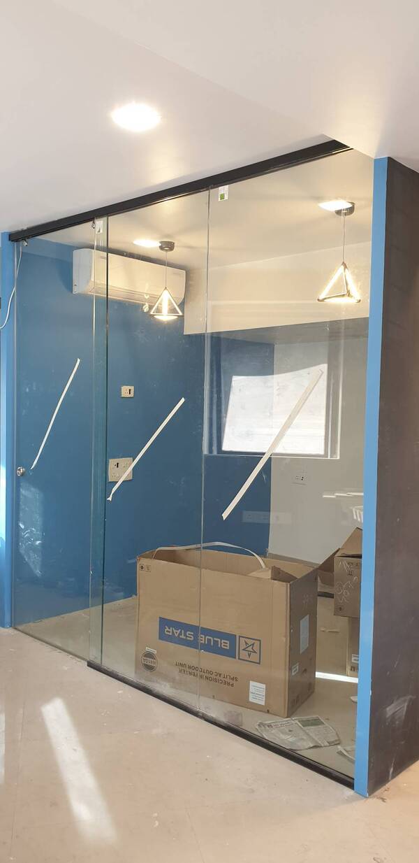 Minimum disturbance in your display view with attractive clear stronger toughened glass. Yes! We provide toughened glass partition and frameless glass door for clean and clear view without compromising in view and safety.