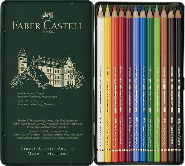 Faber Castell Polychromos Color Pencil Set - Pack of 12