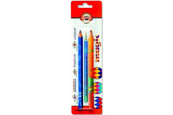 Koh-I-Noor Magic Artist's Multicoloured Pencils - Set of 3 Assorted Colours