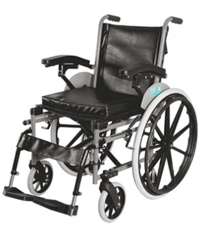 Imperio Wheelchair With Removable Big Wheels (Mag) | Foldable | Swingable Armrest