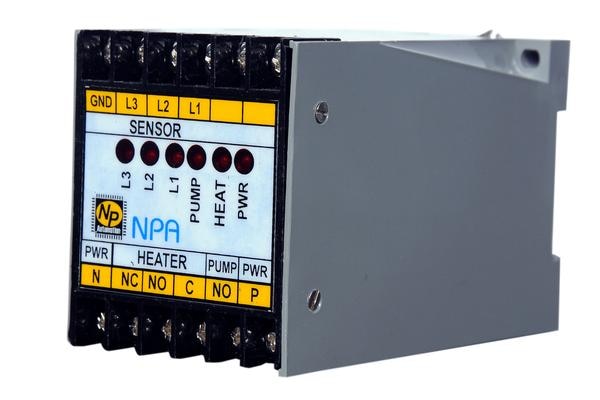 Boiler Water level control for Electric Boiler and Diesel boiler.It Controls both Pump and Heater