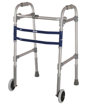 Dura Step Walker With Straight Wheel