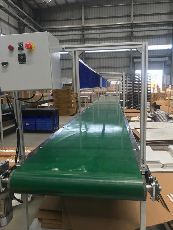 Anton Semi Automatic Stainless Steel Conveyor