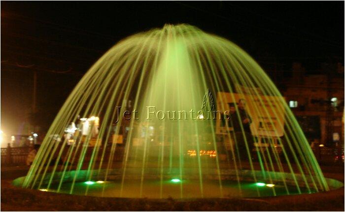 TEN FEET DIA DOME FOUNTAIN WITH SIX COLOURS LED LIGHT . IT IS GOOD FOR GARDEN ,MALL ,PARK ,ISLAND .