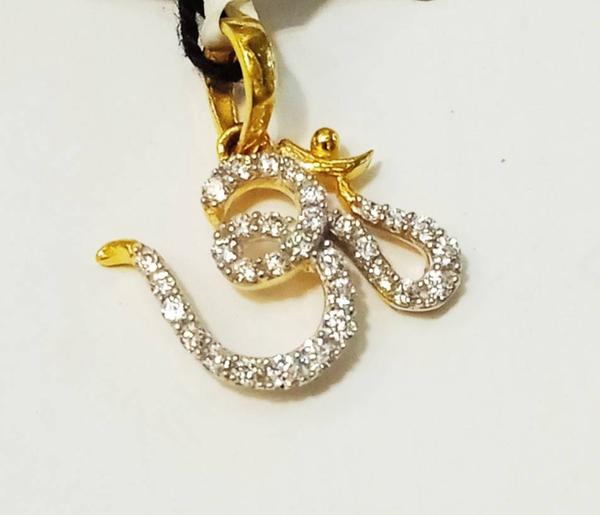 gold c z pendent