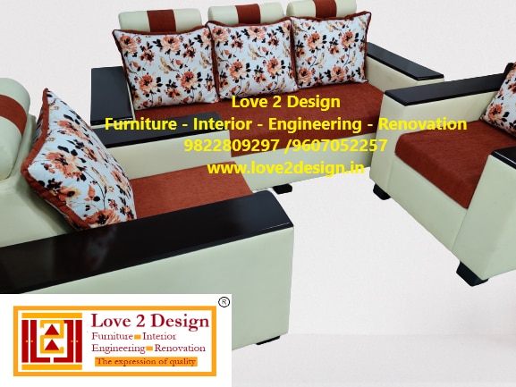 We have various ranges of design and best in class quality sofa. We provide best finishing and furnishing to enhance the living room.  We can customize the sofa as per room dimensions and budget. We offer warranty for sofa frame and foam.