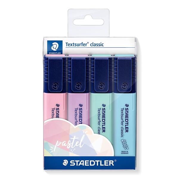  Staedtler Classic Highlighters Set Of 4 Pastel Colours
