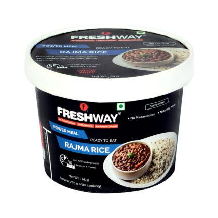 ( Packet Weight: 65 gms – Rehydrated Weight: 265 gms )NO ADDED PRESERVATIVES, 100% NATURAL, NO ADDED COLOURSEnjoy your all time favourite power meal packed with nutrients, health and taste.Ingredients:Kidney Beans, Rice, Tomato, Onion, Garlic, Ginger, Edible oil, Iodized salt & Mixed Indian Spices.Precautions:- Store in Cool and Dry Place- Once opened consume completely.- Correct Quantity of Water is Important- Excess/Less water may change the desired resultsContains Oxygen Absorber Sachet for Freshness. Do not eat the Sachet.