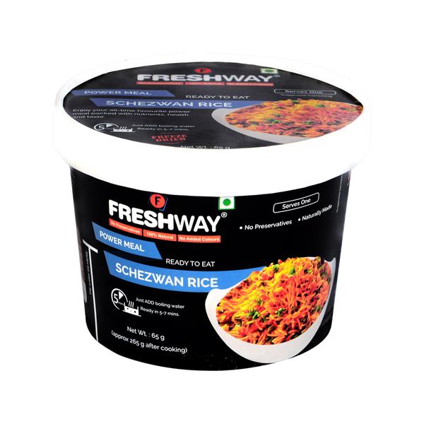 ( Packet Weight: 65 gms – Rehydrated Weight: 265 gms )NO ADDED PRESERVATIVES, 100% NATURAL, NO ADDED COLOURSEnjoy your all time favourite power meal packed with nutrients, health and taste.IngredientsRice, Onion, Tomato, Carrot,French Beans, Cabbage, Garlic, Ginger, Red Chilli, Iodized Salt, Refined Cotton Seed oil and Mixed Indian Spices.Precautions:- Store in cool and dry place and away from direct sunlight.- Once opened consume completely.- Correct quantity of water is important. Excess / less water may change the desired results.- Contains Oxygen Absorber Sachet for Freshness. Do not eat the Sachet.