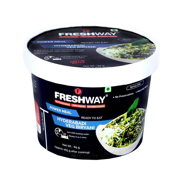 ( Packet Weight: 65 gms – Rehydrated Weight: 265 gms )NO ADDED PRESERVATIVES, 100% NATURAL, NO ADDED COLOURSEnjoy your all time favourite power meal packed with nutrients, health and taste.IngredientsRice, Spinach, Onion, Green Peas, Carrots, French Beans, Garlic, Ginger, Green Chili, Capsicum, Cumin, Iodized Salt, Refined Oil & Mixed Indian Spices.Precautions:- Store in cool and dry place and away from direct sunlight.- Once opened consume completely.- Correct quantity of water is important. Excess / less water may change the desired results.- Contains Oxygen Absorber Sachet for Freshness. Do not eat the Sachet.