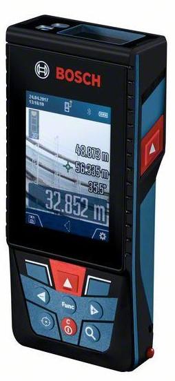 Laser diode	650 nm, < 1 mWMeasuring range, up to	150,00 mMeasurement range	0.08 – 150.00 mLaser class	2Measurement accuracy, typical	± 1.5 mm* (*plus use-dependent deviation)Power supply	3 x 1.5 V LR6 batteries (AA)Automatic deactivation	0 minWeight, approx.	0.23 kgUnits of measurement	m/cm, ft/inchMemory capacity (values)	50Dust and splash protection	IP 54Tripod thread	1/4