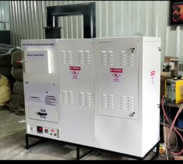 Biomedical waste is incinerated in either a hospital incinerator or through industry-standard biomedical waste incinerators. These are complex machines that were designed to dispose of these materials effectively and responsibly to prevent any spread of disease