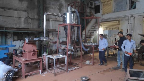 |Sulphur grinding machine|

These are another type of Hammer Mill Modified to suit Sulphur Grinding Machinery. Sulphur is explosive in nature. Some times explosion occur during the grinding. The mill is designed to bear the blast without damage. Sulphur being a typical chemical to grind & amp; being explosive in nature, we recommend our Hammer Mill for grinding at low rpm to ensure better grinding & amp; safety.

Features :
Easy to opening & amp; cleaning
Low Maintenance
No need of gas

Descriptions :

The offered sulphur grinding machine keeps the grinded sulphur dust free by getting the dust collected in separate Dust-collector
If you need more fineness the capacity will be gradually decrees
No need of extra foundation no need of inject any Gas
We can give you the Performance Guarantee
we are delivered machine for Sulphur grinding machine to gsfc.

|Sulphur grinding machine manufacturer in Vadodara, Gujrat, India|
|Sulphur grinding machine manufacturer in Dahej, Gujarat, India
|Sulphur grinding machine manufacturer in Ankleshwar, Bharuch, Gujarat, India|
|Sulphur grinding machine manufacturer in Maharashtra, India|
|Sulphur grinding machine manufacturer in Tamil Nadu, India|