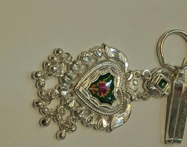 silver key chain