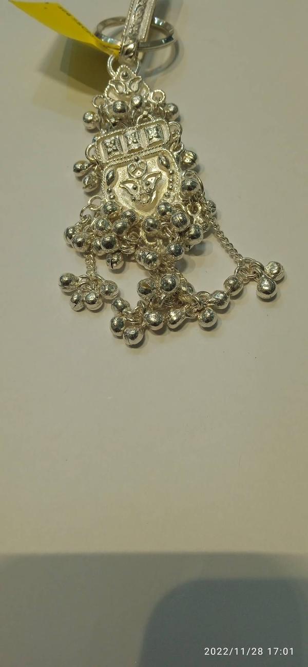 fancy silver key chain