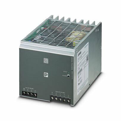 Product DescriptionOutput Voltage24VInput Voltage Range440VAC-500VACBrandPHOENIX POWER SUPPLYUsage/ApplicationIndustrial AutomationPart NumberPower supply unit - ESSENTIAL-PS/3AC/24DC/960W/EE 1018294Efficiency90%Mounting TypeDIN TYPEInput Voltage100-480VACMaximum Input Voltage480VACDesignSmpsOutput Current40ADisplay TypeDigitalSeriesESSENTIAL PHOENIX 3AC 24V 40AInput Current<20AOutput TypeSingleWarranty12 MONTHSModel Name/Number24V 40A Power Supply -ps/3ac/24dc/960w/ee Part No 1018294Model NamePhoenix Contact Essential POWER SUPPLY -PS/3AC/24DC/960W/EE PART NO 1018294
