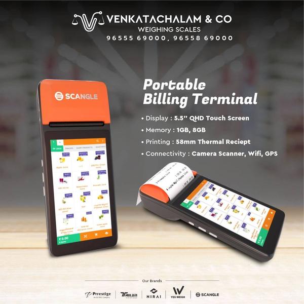 Portable billing terminal 
