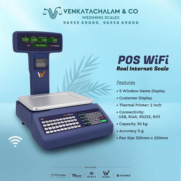 A highly powerful Bill Printing Scale engineered to deliver efficient Customer Service and a smooth Checkout experience to Customers.The Machine has Cloud Connectivity through which your can see the data anytime. You can directly connect to your system and save your time.
