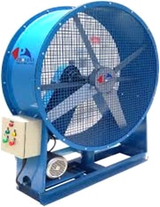 These devices look like oversized fans, and that’s essentially just what they are. They are very useful for keeping the drilling area clear of unwanted pests and bugs, as well as poisonous gases. These blowers are extremely important to oilfield drilling operations of all sizes, and they are certainly something you need to consider having on your site. These can be useful in other areas as well. Many of the blowers are quite large and are able to push quite a bit of air, which can make them helpful for keeping areas cool, as well as free from fumes.                                                                                                                                                                                                                                                                                                                                                                            How bug blowers workThe bug blower looks like a large fan, and that’s exactly how it happens to work as well. You provide power through an Motor or a generator, and the fan then spins and blows the air. The thing that really separates these from typical fans is undoubtedly their size and their power. They are usually much larger than a regular fan, and they have more powerful airflow. This helps them to move more air more efficiently.                                                                                                                                                                                                                                                                        Features of bug blowersThe bug blower has fan blades, along with a metal cage around the blades to help ensure safety. The fans, because they are quite powerful, usually have a very sturdy base as well. This helps to ensure that the fan doesn’t tip over because it is using so much force while it is working. The blowers tend to have very simple controls as well. They are not usually built with moving heads though, so you will need to make sure that you turn the fan in the right direction.                                                                                                                                       Material Impeller : Aluminium casting special design AerofoilMaterial Hub: Aluminium castingMaterial Housing: Aluminium castingTech Specification: All CountryType of Wings : Adjustable BladesMotor Starter : on/offCable GiantElectro Motor StandingBalancing ImpellerInlet / Outlet GrillStandingLifting Eye on FrameHeavy-gauge front and back