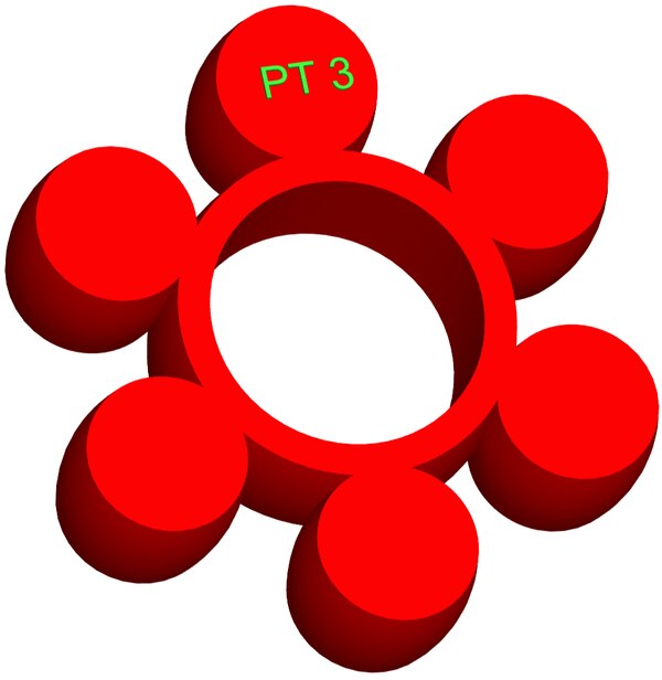 Material: Cast PolyurethaneSize: 1. OD With Petal: 82mm2. Ring OD: 44mm3. Ring Inner:34mm4. Petal Dia.: 22mm5. Thickness: 18mm6. No. of Petal: 6We manufacture and provide high quality range of Spider Coupling. We complete focus in designing accurate size and dimension for perfect fitting.T Series Spider Range :PT1, PT2, PT3, PT4, PT5, PT6, PT7, PT8, PT9, PT10, PT11, PT12, PT13Additional Information:Delivery Time: 4 - 6 Working DaysPackaging Details: Standard