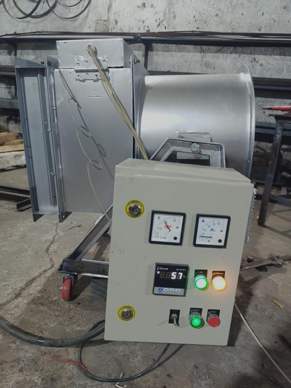 We Vayuvents Private Limited ( MAKE IN INDIA) designer & Manufacturer of industrial Hot Air Blowers for AXIAL FLOW FAN TYPE  & PRODUCT DRYING APPLICATION. for different industries likes , Paint dry application, Hot air supply In room, Chamber heating supply, Vegtiable drying application, Rubber product drying, Dry fruit drying, room heating etc. Mahesh Fabricators specially design hot air blower since last 2010 for many of industries. We have customized designer of industrial hot air blower as per customer application requirement. Our Industrial Hot air blower especially designs and focus to client benefit, production, cost effective, power saving as per customer industries applies. We are Vayuvents Private Limited Manufacturer of industrial hot air blowers as per customer requirement.Our product range is 50 Deg c’ to 600Deg c’.We have five different types of models available in hot air blowers.GLASS BLASTING DRYING APPLICATION HOT AIR BLOWER MANUFACTURER IN INDIA IS THE BEST SUPPLIER FROM Vayuvents Private Limited . INDUSTRIAL HOT AIR BLOWER FOR VEGETABLE DRYING APPLICATION, INDUSTRIAL HOT AIR BLOWER FOR ELECTOROD DRYING APPLICATUON, CENTRIFUGAL HOT AIR BLOWER FOR MOITURE REMOVAL APPLICATION, HOT AIR BLOWER MANUFACTURER IN GUJARAT, HOT AIR BLOWER SUPPLIER IN INDIA, HOT AIR BLOWER EXPORTERS IN INDIA, HOT AIR BLOWER Vayuvents Private Limited.Application:• Textiles Industries• Pharmaceutical Industries• Chemical Industries• Room Temprature Rise• Process Plant• Remove To Moisture• Moisture Remover Hot Air• Drying Application• Hot Air Dry• Production Line For Remove Moisture• Color Ink Drying Application• Paper Pack Industry