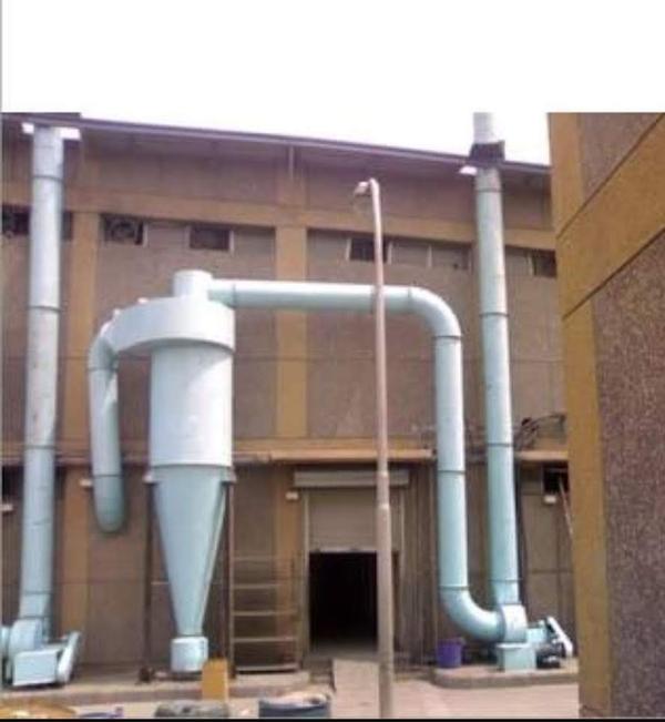 The cyclone dust collector is the basic & most conventional mechanical way to separate the heavy dust particles from the air stream using centrifugal cyclonic/vortex effect due to tangential rotation.This can be used where the particle size of the dust is heavy, as a primary separator to reduce the dust load on the fabric filter or dust collector & as a spark trapper in some applications.Vayuvents PVT.LTD. company has developed a series of cyclone dust collectors where you can get maximum efficiency of dust separation with lower power consumption. This has resulted in better outlet emission, lesser load on bag filter or dust collection system, improved life of filter bags, and better recovery of product.Vayuvents Private Limited is India’s leading Industrial Mild Steel Cyclone Dust Collector exporters.Buy best price high-quality and superior performance and high-quality Mild Steel Cyclone Dust Collector, Industrial Cyclone Dust Collector, Dust Separators, Pulse Jet Dust Collector Systems, Cyclone Dust Collectors System, Multi Cyclone Dust Collectors, Cyclone Separator – Dust Collector from Vayuvents Private Limited one of the largest manufacturer, exporter and supplier of Mild Steel Cyclone Dust Collector in Mumbai, India.Advantages / Features of Mild Steel Cyclone Dust CollectorCapacity to handle high-volume dust loads.Consist of high-quality dust bags for filtration.Compact design for simple and non-complicated processes.Provides higher Efficiency for solving dust-emitting issues in an effective way.Aerodynamic design of the impeller and silencer reduces the sound and vibrations of the system. Applications of Mild Steel Cyclone Dust CollectorVayuvents Private Limited ’ Mild Steel Cyclone Dust Collector is extensively used to separate large-density particles from industrial process exhausts with centrifugal force. Mild Steel cyclone dust collectors are primarily used as pre collectors /pre-cleaners in multi-stage industrial applications. Mild steel cyclone dust collector finds applications in several industrial applications, including cement plants, pulp, and paper plants, steel mills, petroleum coke plants, metallurgical plants and sawmills etc.