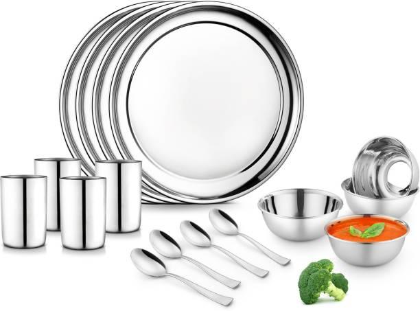 MANUFACTURES AND SUPPLIERS OF STAINLESS STEEL DINNER SET AND LUNCH KIT.AVAILABLE IN DIFFERENT COMBOS.