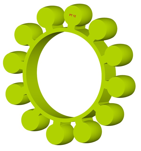 Material: Cast PolyurethaneSize: 1. OD With Petal: 356mm2. Ring OD: 235mm3. Ring Inner: 215mm4. Petal Dia.: 56mm5. Thickness: 55mm6. No. of Petal: 12We manufacture and provide high quality range of Spider Coupling. We complete focus in designing accurate size and dimension for perfect fitting.T Series Spider Range :PT1, PT2, PT3, PT4, PT5, PT6, PT7, PT8, PT9, PT10, PT11, PT12, PT13Additional Information:Delivery Time: 4 - 6 Working DaysPackaging Details: Standard