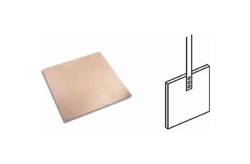 Electrolytic Grade Solid Copper Sheet / Steel Sheet with Electrolytic Grade Copper Bonding. Copper Earthing Plate / Copper Bonded Earthing Plate are made from MS Steel with 25 to 100 microns of Copper Bonding on MS Steel.We are accredited for offering our customers a vast range of Copper Bonded Grounding Plate which is also known as Copper Earthing Plate / Copper Bonded Earthing Plate. These copper Earth plates are quite durable due to the fact that they are resistant from oxidations and corrosion.Grounding mat is a Flat, flexible pad used for working on electrostatic sensitive devices. It is generally made of a conductive plastic or metal mesh covered substrate which is electrically attached to earth. This helps discharge any static charge which a worker has built up, as well as any static charge on tools or exposed components lay on the mat.Grounding mats are also found on fuel trucks and tankers, which are otherwise insulated from ground as they make physical contact only with their tires and the air obviously static discharge is undesirable during fuel-transfer operations. Similarly, in aircraft refuelling, a grounding mat cable connects the tanker (truck or airplane) to the fuel-seeking craft to eliminate charge differences before fuel is transferred.In an electrical substation and ground mat is a mesh of conductive material installed at places where a person would stand to operate a switch or other apparatus; it is bonded to the local supporting metal structure and to the handle of the switchgear, so that the person operator will not be exposed to a high differential voltage due to a fault in the substation.
