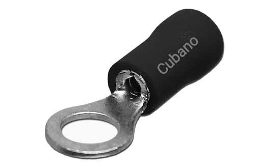 CUBANO COPPER RING TONGUE TERMINAL ENDS ( INSULATED WITH METAL REINFORCMENT ) FOR SOLDERLESS CRIMPING TO COPPER OR ALUMINIUM CONDUCTORS (NEW DEVELOPMENT)