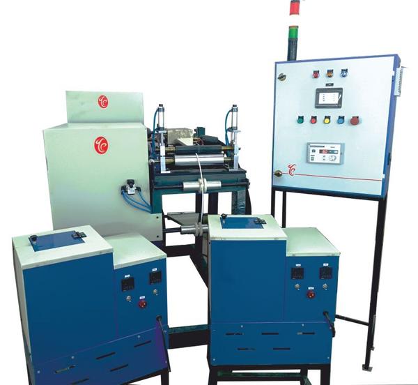 Fly sticky Tape Making Machine:Trasy Enterprises has developed a machine to make Sticky fly ribbon, fly paper, fly sticker, fly strip or fly tapes by coating Hot Melt Adhesive on tape. Hot Melt Adhesives are water resistant hence can withstand all seasons in open air and sun light. This product is very effective to arrest fly population and wondering of flies in neighborhoods of dairy and poultry manure. The house fly is considered the major pest fly species associated with dairy and poultry manure, especially in caged-layer operations. This is a cause of public health nuisance complaints in surrounding communities. The effective house fly dispersal ranges from their preferred breeding sources to 1 kilometre radius area. The flies are capable of harbouring more than 100 human and animal disease-causing organisms. The machine produces sticky tape at 50 mpm speed. Machine has a turret system for high productivity.