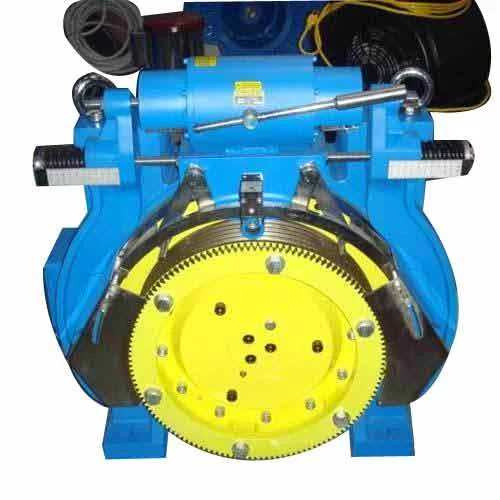 Material	Cast Iron, Mild SteelUsage/Application	ResidentialBrand	SrinathPower Source	ElectricVoltage	380 - 440 VSurface Finishing	Color CoatedWe have in store for our clients optimum quality Gearless Traction Machine that are widely accepted for their higher and smoother performance.