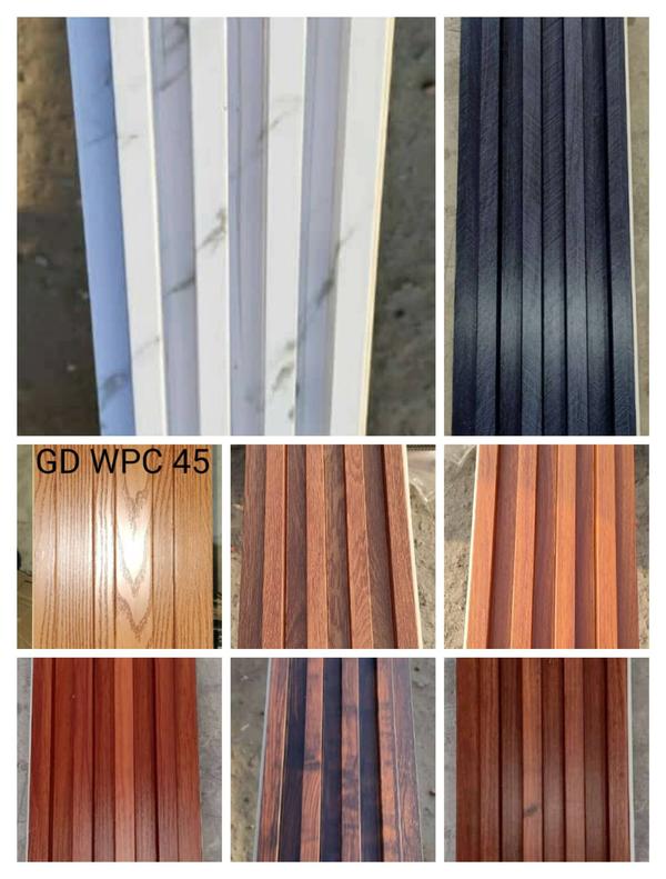 Louver Panels made from pvc material safety from Selan walls ready to use easy installation available in #real wood designs #stone design #Wooden Finish. Louver panel enhances interior and exterior walls and Balcony. Louver panel easily merges with Profile light.