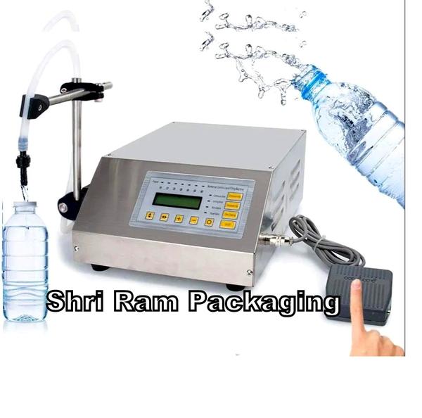 portable digital liquid filling machine semi automatic small filler equipment kleine Abfüllmachine designed and manufactured by our engineer team in cosmetic&food&pharma making and packaging machinery is widely used in the daily chemical industry like portable digital liquid filling machine semi automatic small filler machine and such like.We as a famous manufacturer moreover can design and produce the packaging machine according to the special requirements from customers.HZK series numerical control liquid filling machine uses micro-computer to control the mini-pump on filling time and the rotation rate of electric motor so that the machine can fill the liquid fluently and at high accuracy.It is widely used in medical,chemistry,food,beverage,oil and cosmetics,etc.It is suitable for filling low-viscous liquid without pellets.Separated with the electric motor,the pump is made of a variety of anti-corrosion imported material.There is no mechanical metal part or abrasion inside the pump.The pump can stand oil,heat,acid,alkali,abrasion and chemical products.This pump integrates the advantage of self-suck pump and chemical pump.It can self suck,heat protect,stable working and continuous idle or load operate for long time. About other functions,please consult the SUPPLIER AND DEALER .1.Imported single-chip control,high efficiency,low power consumption2.Automatic counting,control the filling quantity effectively.3.LCD display,touch screen panel is easy to operate.4.Filling Accuracy is high,precise volume. 5.Wide voltage use range.6.Product working performance is stable,long use life. 7.Self-suck function,don't need to pour.8.Pump can stand the acid and alkali.9.Anti-dripping design10.Reasonable construction design,stanless steel shelf,meed GMP requirement.Basic parameter of model YX-160 portable digital liquid filling machine semi automatic small filler machine