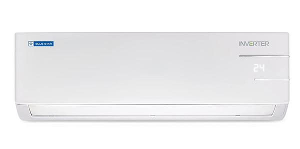 Bluestar IA312DNU 1 Ton 3 Star 4 in 1 Inverter Split AC (Copper Condenser, High energy efficient 3 Star, Eco Mode, Self Diagnosis)Series :- DNModel :- IA312DNUSplit AC Style :- CompactAir Conditioner Type :- SplitBrand :- BLUESTARAC OperationsISEER Value :- 3.85Approx. Room Size :- Upto 110 sq.ft.Condenser Coil :- CopperTonnage :- 1 TonAuto Air Swing :- YesAuto Clean Function :-YesHot & Cold :- NoHumidifier :- YesInverter Technology :- YesDehumidifier :- YesSplit AC OperationsFilter Types :-Dust FilterAir Throw :- 368 CFMRefrigerant :- R32Noise level :- 58 dBSpeed Settings :- Auto, High, Medium, LowStabilizer Free Operation :- NoAir Purifier :- NoPower DetailsWi-Fi :- NoSplit AC DimensionsDepth (Main Unit) :- 19.3 cmWidth Outdoor Unit :- 85.8 cmWidth Main Unit :- 84.5 cmDepth (Outdoor Unit) :- 32.7 cmHeight (Main Unit) :- 30 cmColour :- WhiteWeight (Outdoor Unit) :- 23500 gramHeight (Outdoor Unit) :- 53.6 cmWeight (Main Unit) :- 10000 gramCertificates & RatingsBEE STAR Rating DisclaimerRatings are valid for a specific duration of time and may undergo revisions from time to time.BEE STAR Rating :- 3 StarAdditional FeaturesFeatures BTU Performance: 11942 (3880 - 13693)In The Box & WarrantyIn The Box :- Remote, Battery, Manuals, Installation Kit, WireWarranty :- 1 YearCommodity name :- AIR CAREItem Width :- 19.3 cmItem Height :- 26.6 cmItem Length :- 84.5 cmNet Quantity :- 1NNet Weight :- 38300 gram