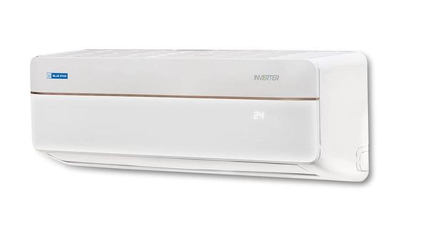 Blue Star 1.5 Ton 5 Star Inverter Wi-Fi Split AC (Copper, Convertible 4-in-1 Cooling Mode, 2022 Model, IA518VLUS, White)- Turbo Cool- Anti-Microbial Filters- Fix & Lock (4 in 1 convertible)- Nano Bluprotect Technology- Smart ReadyGeneralIn The Box • 1 Indoor Unit• 1 Outdoor Unit• Remote• Battery• Manuals• Installation Kit• WireBrand • Blue StarModel Name • IA518VLUSType • SplitCapacity in Tons • 1.5 TonStar Rating • 5 Star BEE RatingBEE Rating Year • 2022Color • WhiteSeries • VLCooling and Heating • NoCooling Capacity • 5110 WCompressor • Inverter RotaryDehumidification • YesRemote Control • YesRefrigerant • R - 32Operating Modes • Auto, Cool, Fan, DryCondenser Coil • CopperDimensionsIndoor W x H x D • 97.5 cm x 32.04 cm x 22.94 cmIndoor Unit Weight • 12 kgOutdoor W x H x D • 88.84 cm x 58.15 cm x 36.7 cmOutdoor Unit Weight • 28.6 kgPerformance FeaturesIndoor Noise Level • High - 48.8 dB, Low - 39 dBPanel Display • LEDTurbo Mode • YesISEER • 4.56 W/WOther Performance Features • Turbo Cool, Nano BluProtect Technology, Stabliser-free operationBody And Design FeaturesEvaporator Fin Type • Hydrophilic Blue FinsCondenser Fin Type • Hydrophilic Blue FinsAir Flow & Filter FeaturesAir Flow Direction • 2 WayAnti-bacteria Filter • YesDust Filter • YesConvenience FeaturesAuto Restart • YesTimer • YesSleep Mode • YesMemory Feature • YesPower FeaturesPower Requirement • AC 230 V, 50 HzPower Consumption • 1345 WRemote Control FeaturesBattery Type • 2 AAA Batteries
