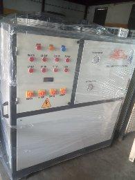 In our broad assortment of products, we are manufacturing and supplying a qualitative gamut of Air cooledPackaged Chiller. Our given chillers are demanded in the market for their fine finish. These chillers are developed by quality tested material by our team of professionals in accordance with the set norms of industry. Customers can avail these chillers from us in assorted specifications competitive prices.Features:    Reliability    Compact design    Perfect finish Specifications:    Voltage: 3N-380/415V-50/60HZ    Water tank: 120L    Cooling tower: 6T    Cooling Capability(kw): 8.4 kw