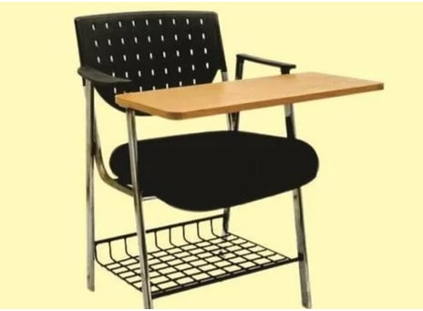 Providing you the best range of apple study chair, metal study chair with pad and college writing pad chairs with effective & timely delivery.