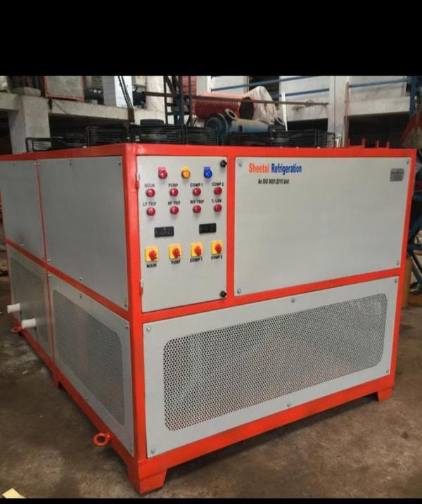 Our firm specializes in manufacturing and supplying a comprehensive range of Two Part Packaged Chiller. These chillers are precisely manufactured from the high quality of material & leading techniques as per the set standards of industry. The chillers offered by us are checked on several parameters so as to eliminate all possible flaws. In addition, we offer these chillers at nominal prices in a given time frame.Features:    Low maintenance    Fine finish    Dimensional accuracy  Specifications:     Capacity: 2 TR to 10 TR    Cooling Capability(kw): 8.4 kw