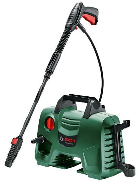 Motor power	1.500 WMax. pressure	120 barMax. flow rate	350 l/hMax. flow temperature	40 °CSelf priming capability	0.5 mDetergent system	High pressure foamMotor type	SeriesPump type	3 cylinderPump material	all metalCable length	5 mLances	LanceNozzles	Variable fan jet nozzleRotary nozzleHigh-pressure nozzle for detergentsHose length	5 mHose type	PVCHigh pressure hose reel	noTool dimensions (L x W x H)	163 x 385 x 295 mmWeight (without accessories)	4,7 kgWeight of machine	5,36 kgVoltage	240 VWeight including packaging	6,40 kgPackaging dimensions (length)	400 mmPackaging dimensions (width)	200 mmPackaging dimensions (height)	375 mmPackaging dimensions (L x W x H)	400 x 200 x 375 mmSound pressure level	80 dB(A)Sound power level	91 dB(A)Uncertainty K	2 dB