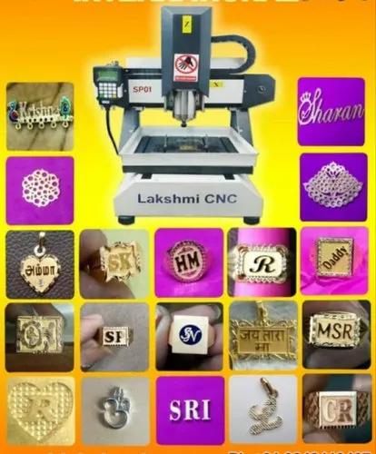 Lakshmi International Coimbatore, We are a leading Manufacturer of CNC Gold & Silver Engraving Machine processing with servo motor or stepper motor and laser cutting machine,metal die engraving machine, metal die milling machine, single and double & four head wood carving machine, metal, non metal laser cutting machine, wood turning lathe machine manufacturer in Coimbatore, Tamil Nadu.