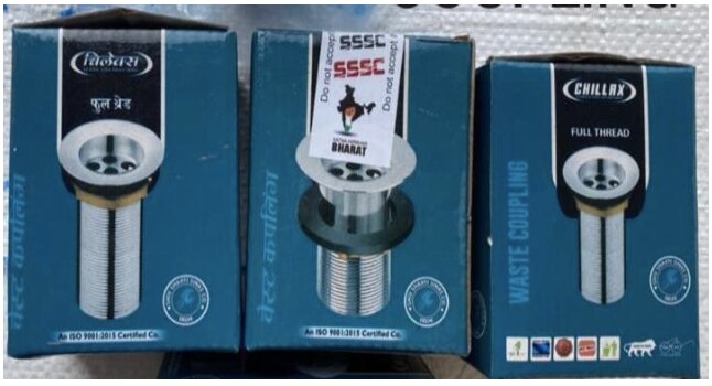 SS WASTE COUPLINGSANTRO - 45/- ACTIVA - 50/-SANTRO 6” - 90/