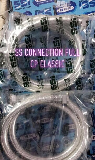 SHOWER TUBE HALF / FULL CP/FULL THREAD ALL PARTS BRASS1 MTR - 80/- 1.5 MTR - 90/-SHOWER TUBE FULL CP CLASSICALL PARTS BRASS1 MTR - 90/- 1.5 MTR - 100/